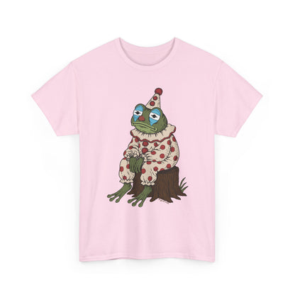 Clown Frog Unisex T-Shirt – Melancholy Circus Frog Graphic Tee