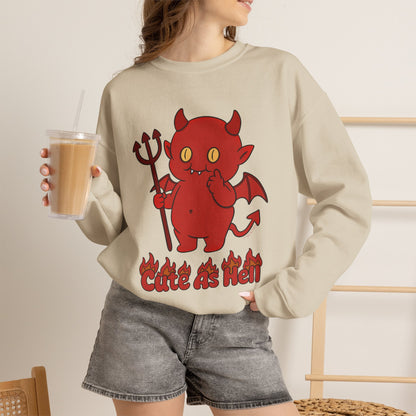 "Cute As Hell" - Unisex Sweatshirt
