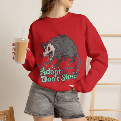 "Adopt Don't Shop" - Unisex Sweatshirt