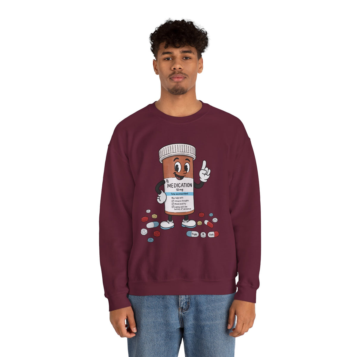 Medication Mascot - Unisex Sweatshirt