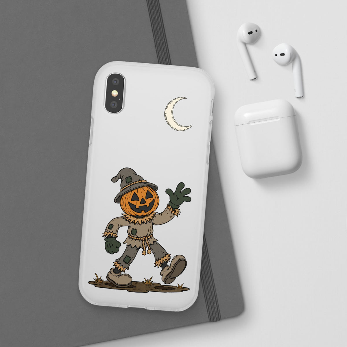 Pumpkin Head Scarecrow Phone Case — Scarecrow Flexi Case