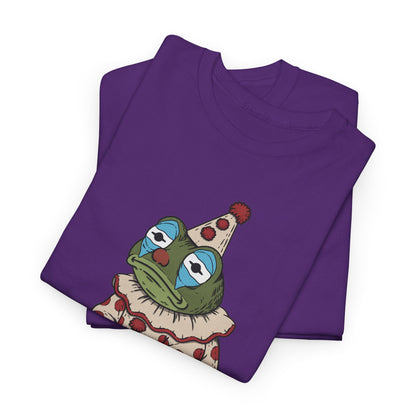 Clown Frog Unisex T-Shirt – Melancholy Circus Frog Graphic Tee