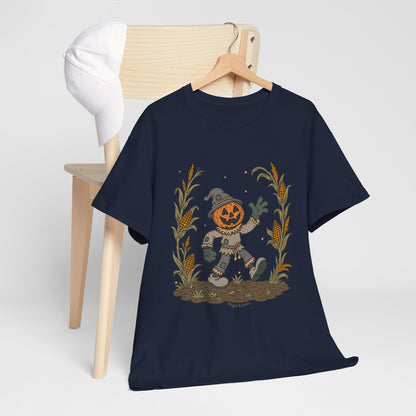 Pumpkin Head Scarecrow - Unisex Tshirt