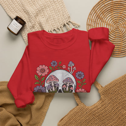 Flower Fungi Skull - Unisex Sweatshirt
