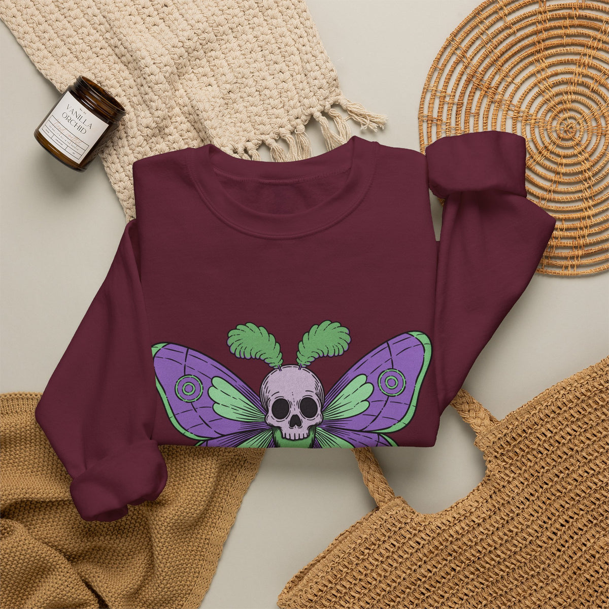Skull Moth - Unisex Sweatshirt
