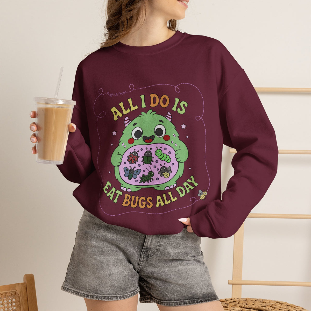 "All I Do Is Eat Bugs All Day" - Unisex Sweatshirt