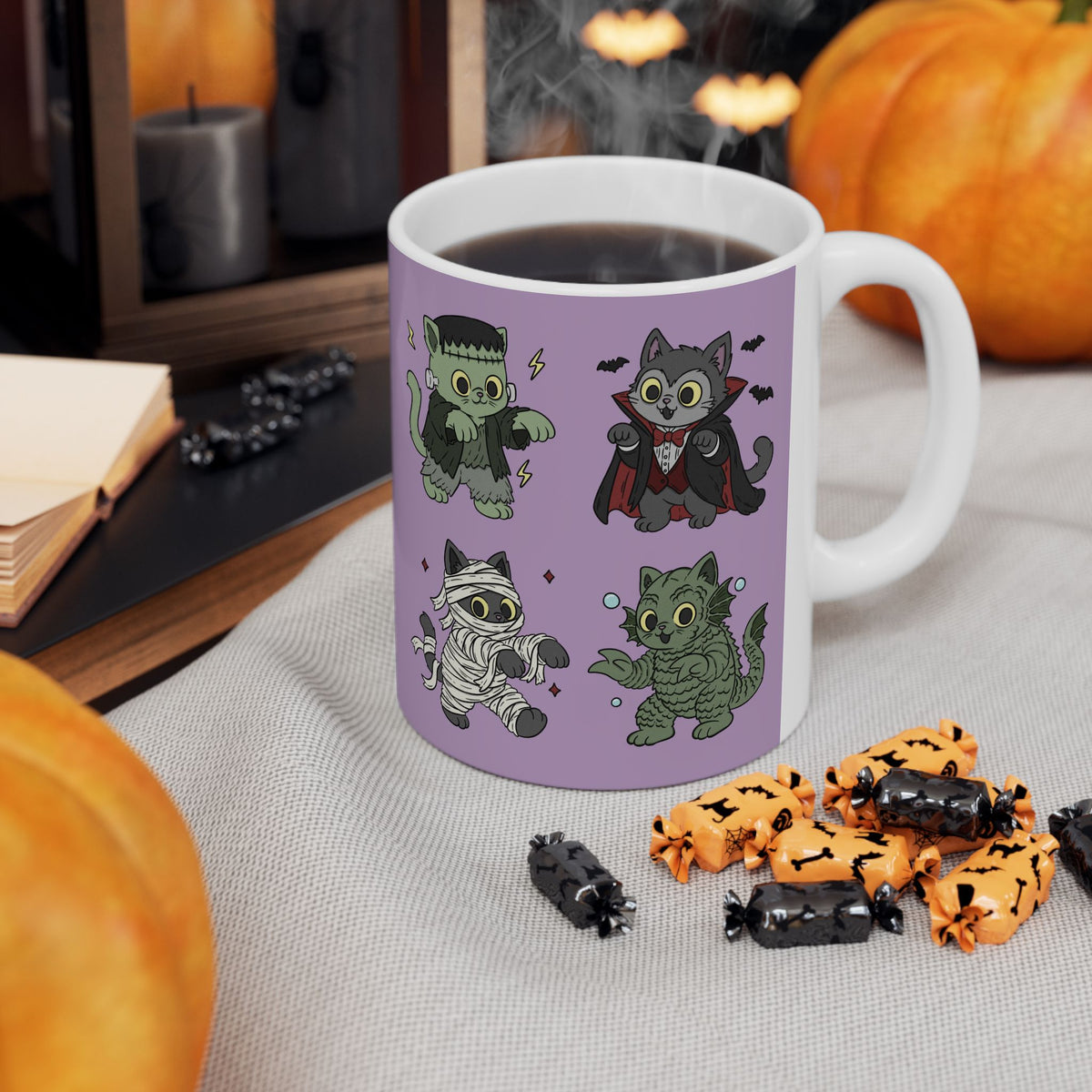 Movie Monster Cats - Ceramic Mug