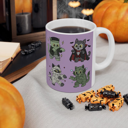 Movie Monster Cats - Ceramic Mug