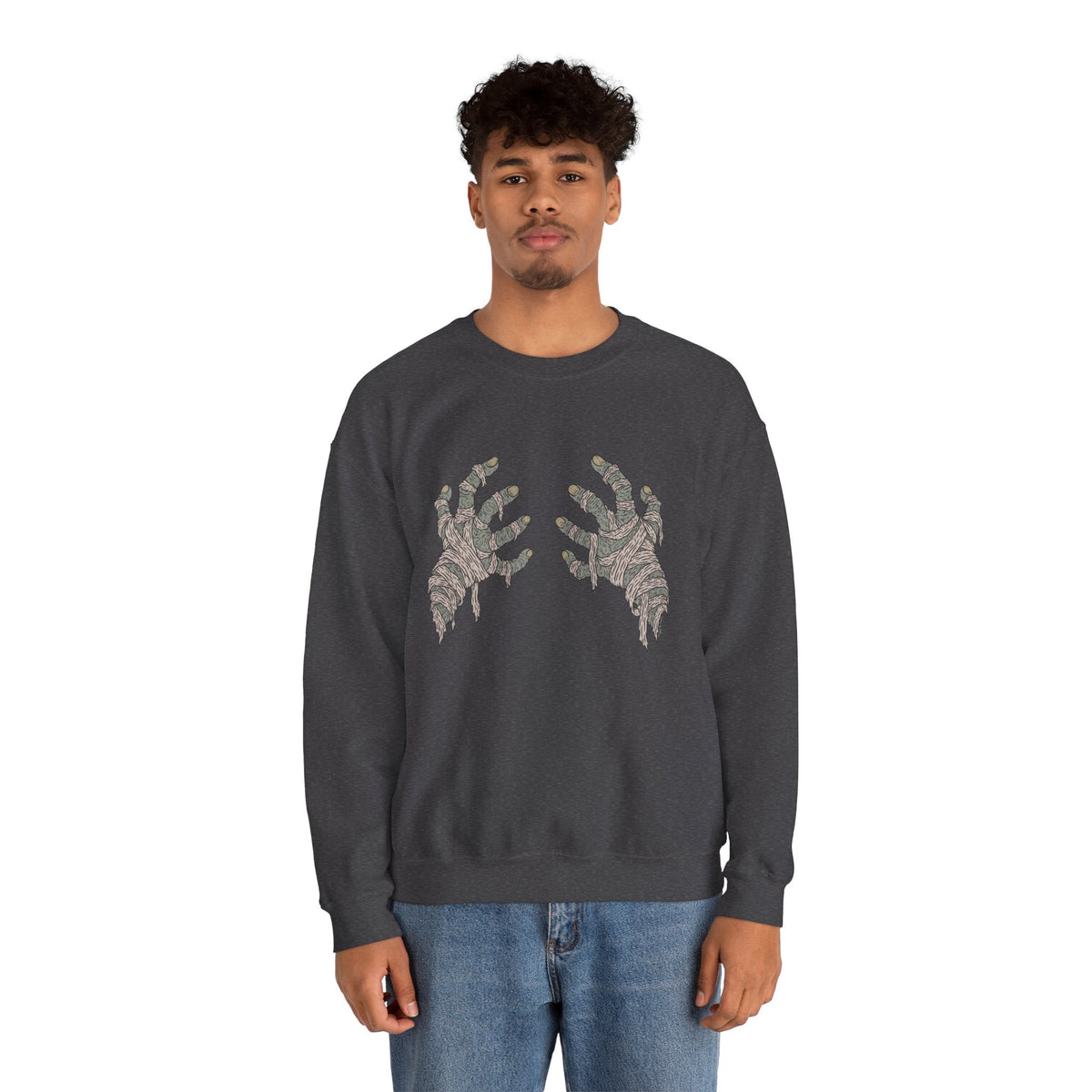 Mummy Hand Bra - Unisex Sweatshirt