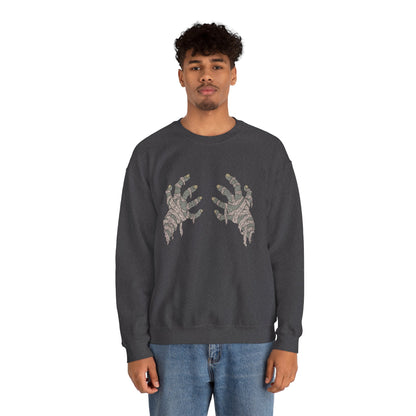 Mummy Hand Bra - Unisex Sweatshirt
