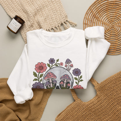 Flower Fungi Skull - Unisex Sweatshirt
