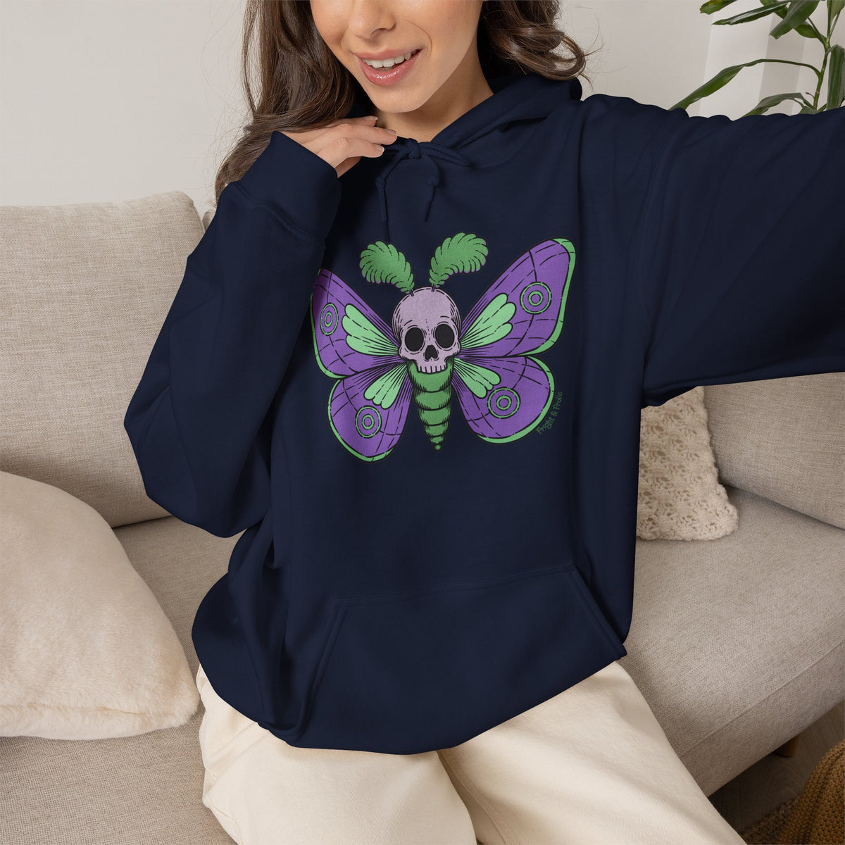 Skull Moth - Unisex Hoodie