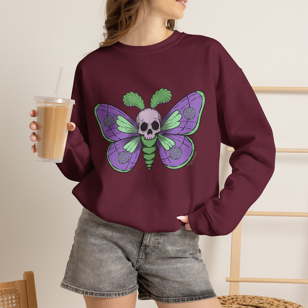 Skull Moth - Unisex Sweatshirt
