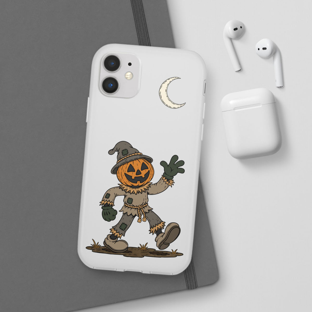 Pumpkin Head Scarecrow Phone Case — Scarecrow Flexi Case