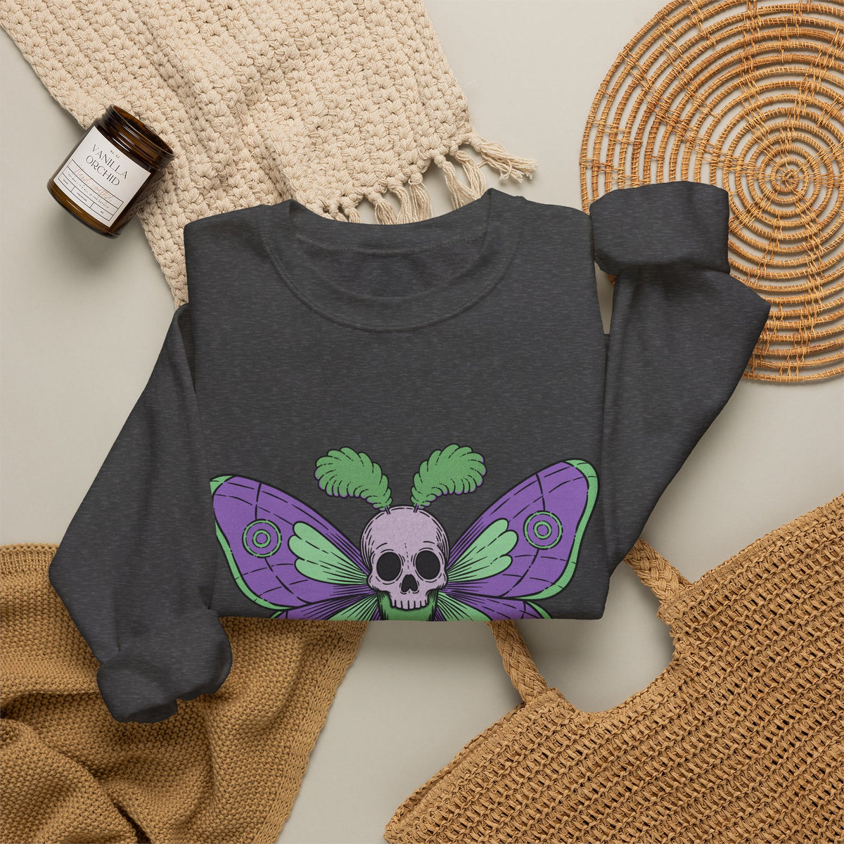 Skull Moth - Unisex Sweatshirt