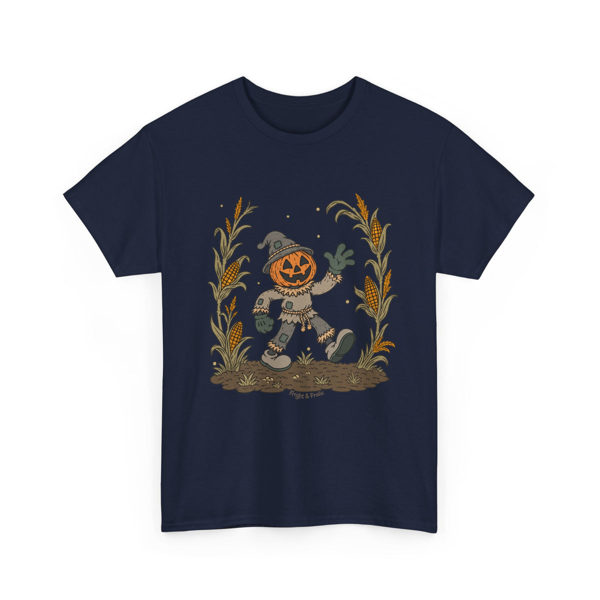 Pumpkin Head Scarecrow - Unisex Tshirt