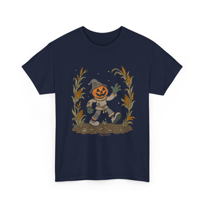 Pumpkin Head Scarecrow - Unisex Tshirt
