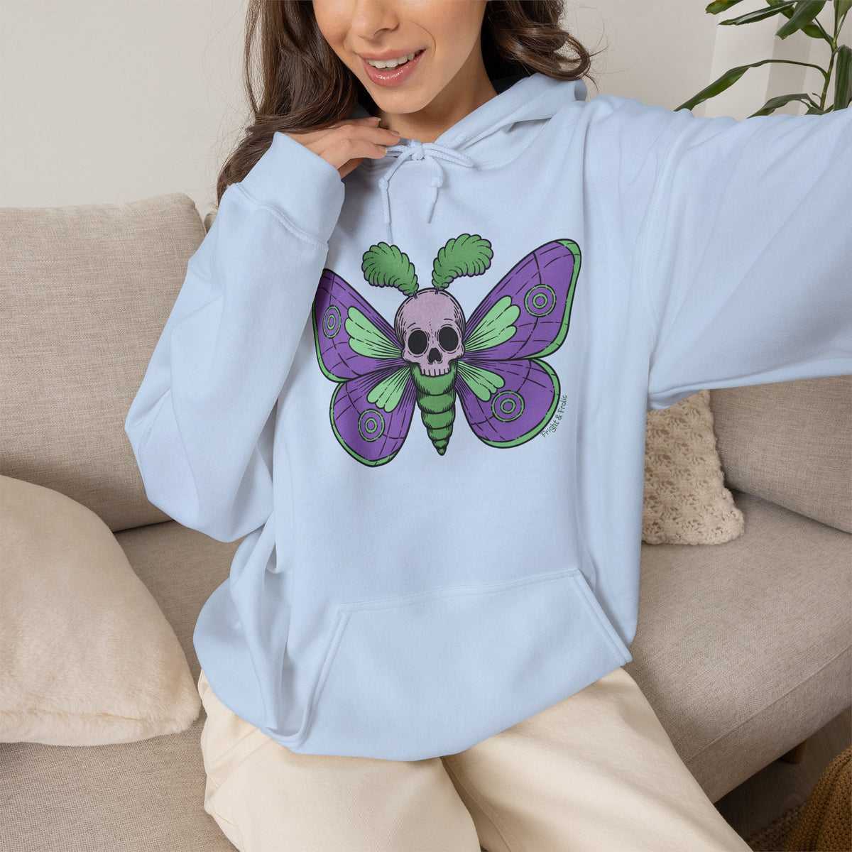 Skull Moth - Unisex Hoodie
