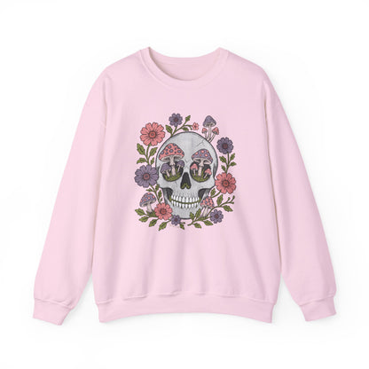 Flower Fungi Skull - Unisex Sweatshirt