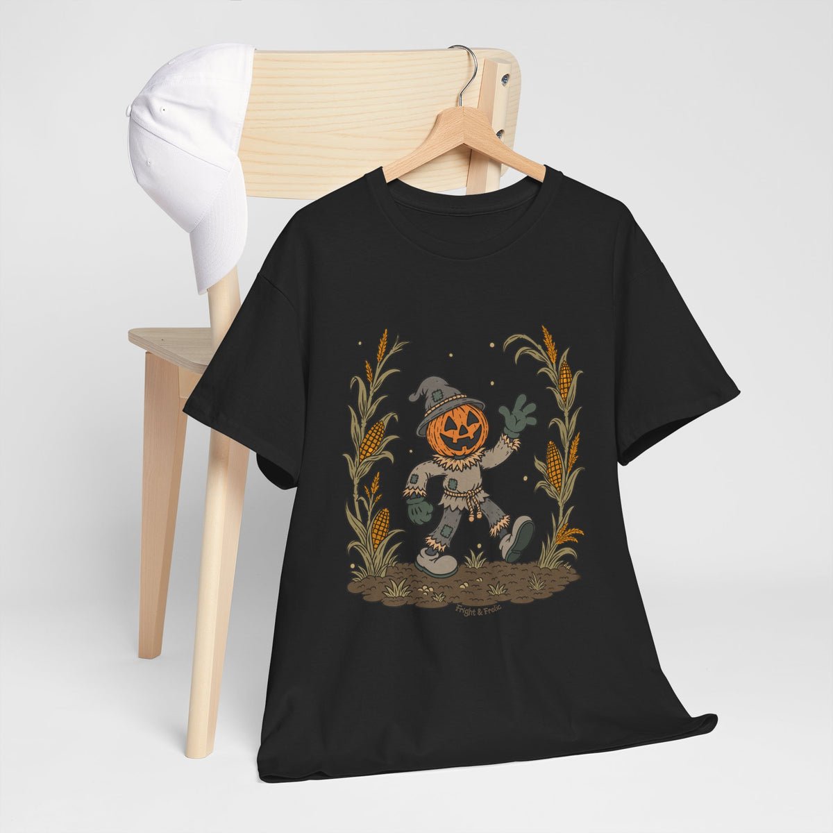 Pumpkin Head Scarecrow - Unisex Tshirt