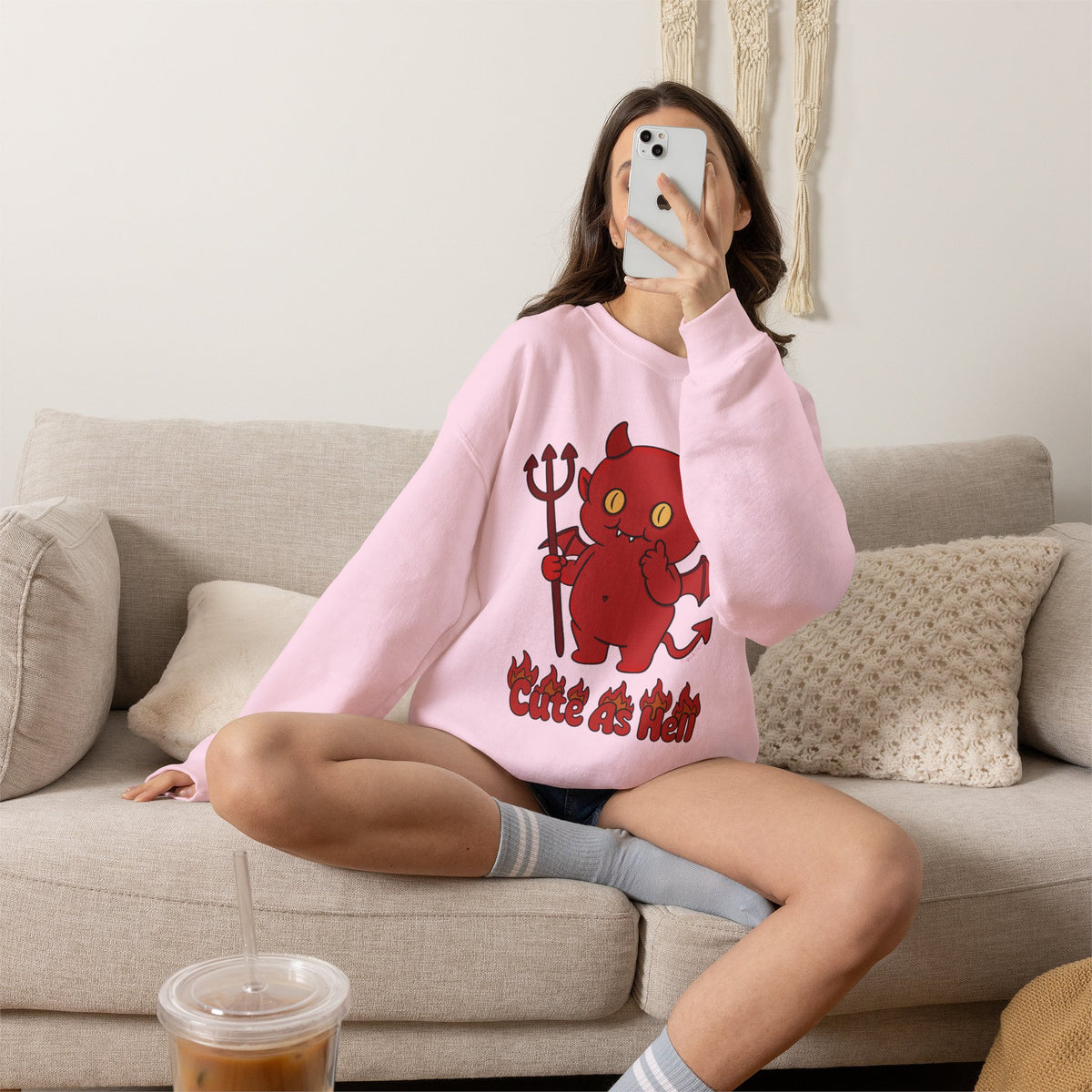 "Cute As Hell" - Unisex Sweatshirt