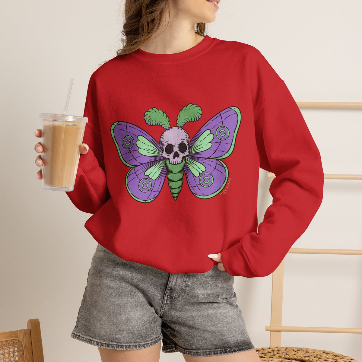 Skull Moth - Unisex Sweatshirt