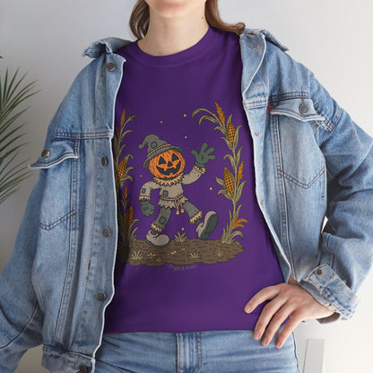 Pumpkin Head Scarecrow - Unisex Tshirt