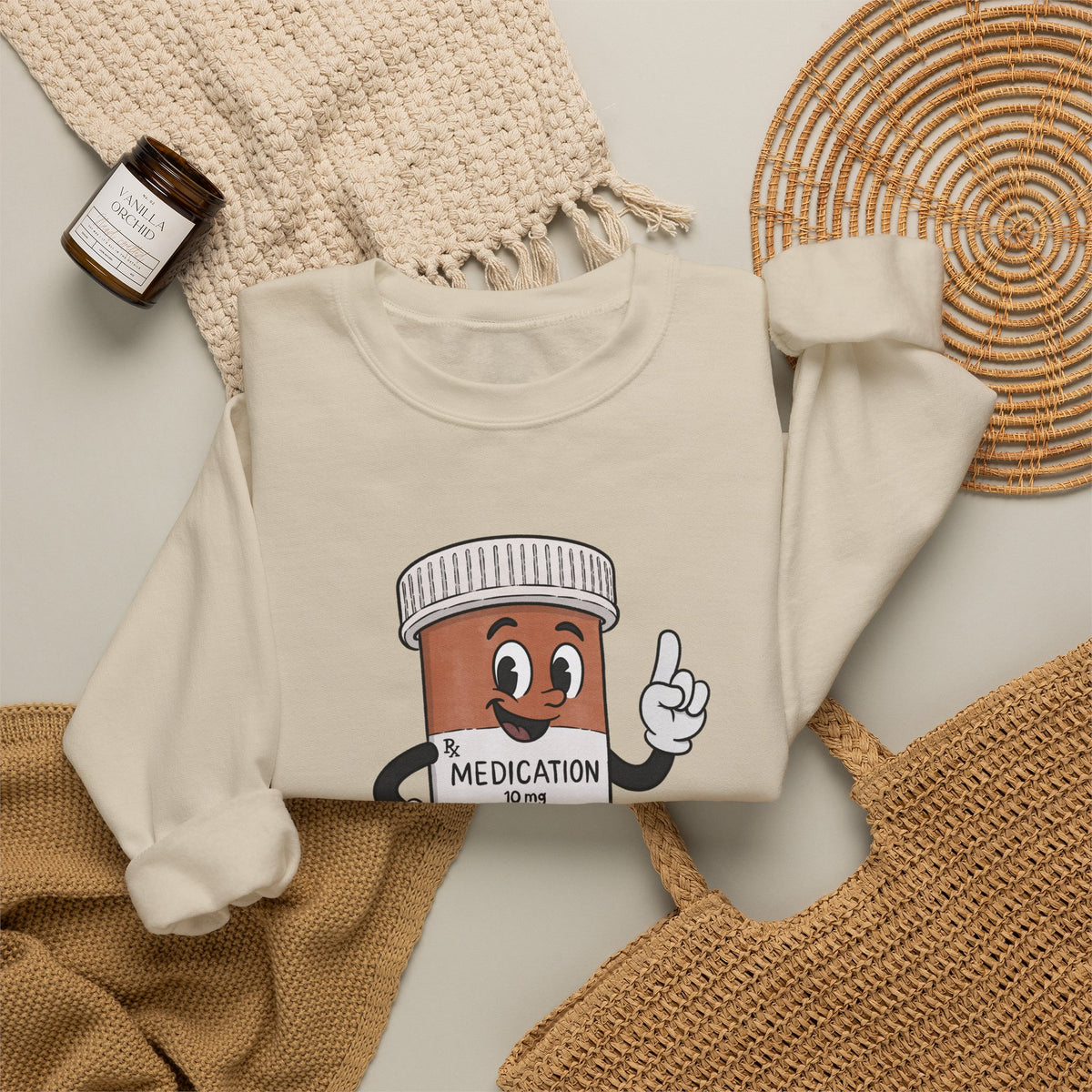 Medication Mascot - Unisex Sweatshirt