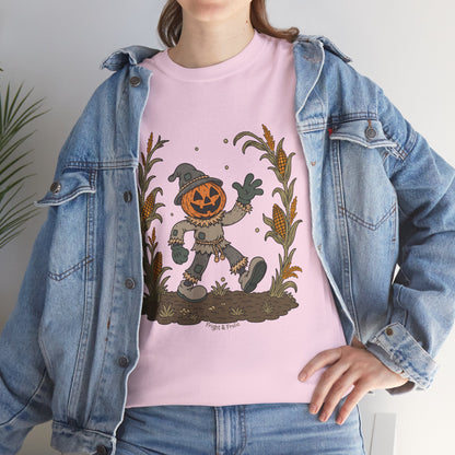 Pumpkin Head Scarecrow - Unisex Tshirt