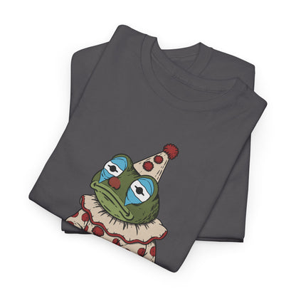 Clown Frog Unisex T-Shirt – Melancholy Circus Frog Graphic Tee