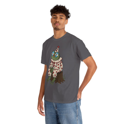 Clown Frog Unisex T-Shirt – Melancholy Circus Frog Graphic Tee