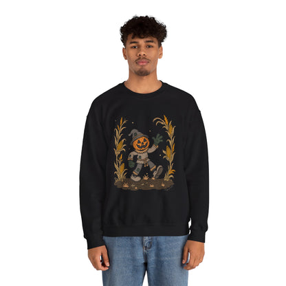 Pumpkin Head Scarecrow - Unisex Sweatshirt