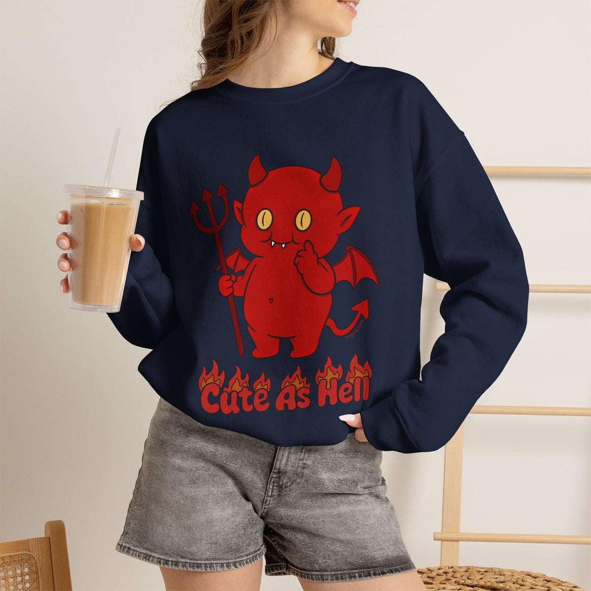 "Cute As Hell" - Unisex Sweatshirt