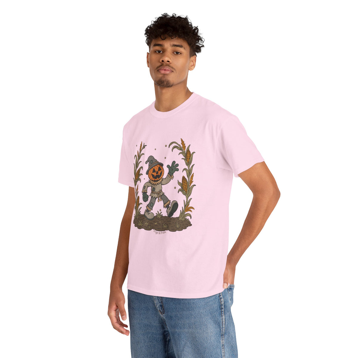Pumpkin Head Scarecrow - Unisex Tshirt