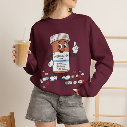 Medication Mascot - Unisex Sweatshirt