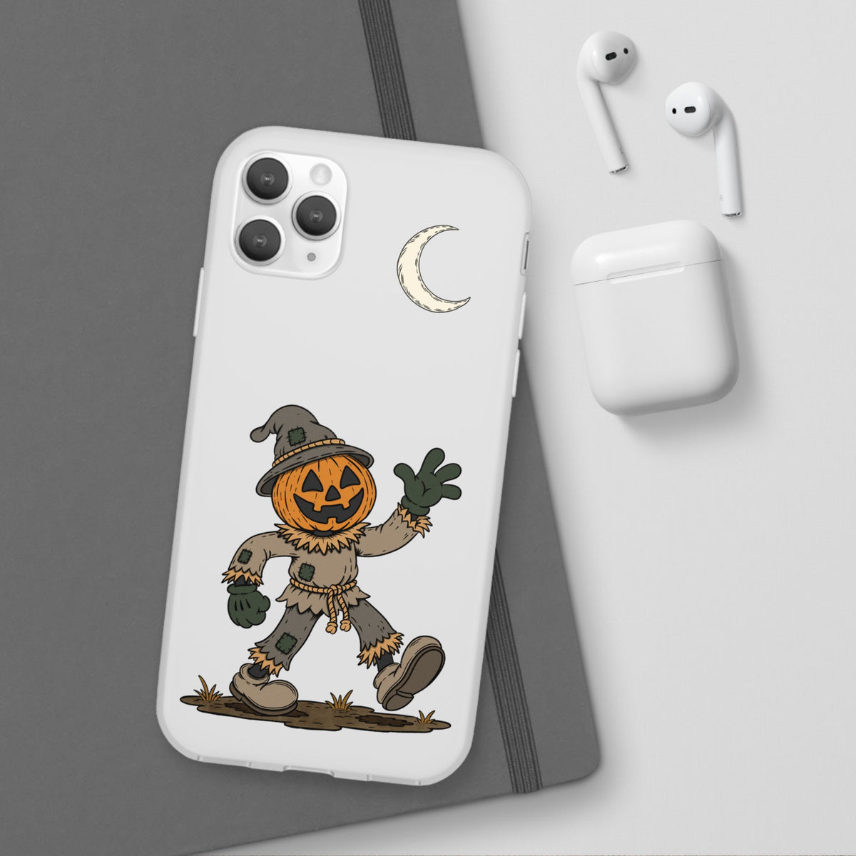 Pumpkin Head Scarecrow Phone Case — Scarecrow Flexi Case