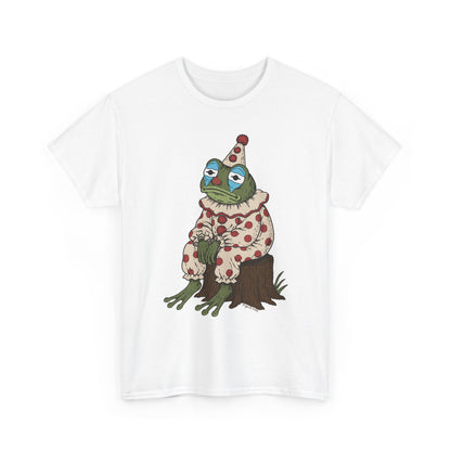 Clown Frog Unisex T-Shirt – Melancholy Circus Frog Graphic Tee