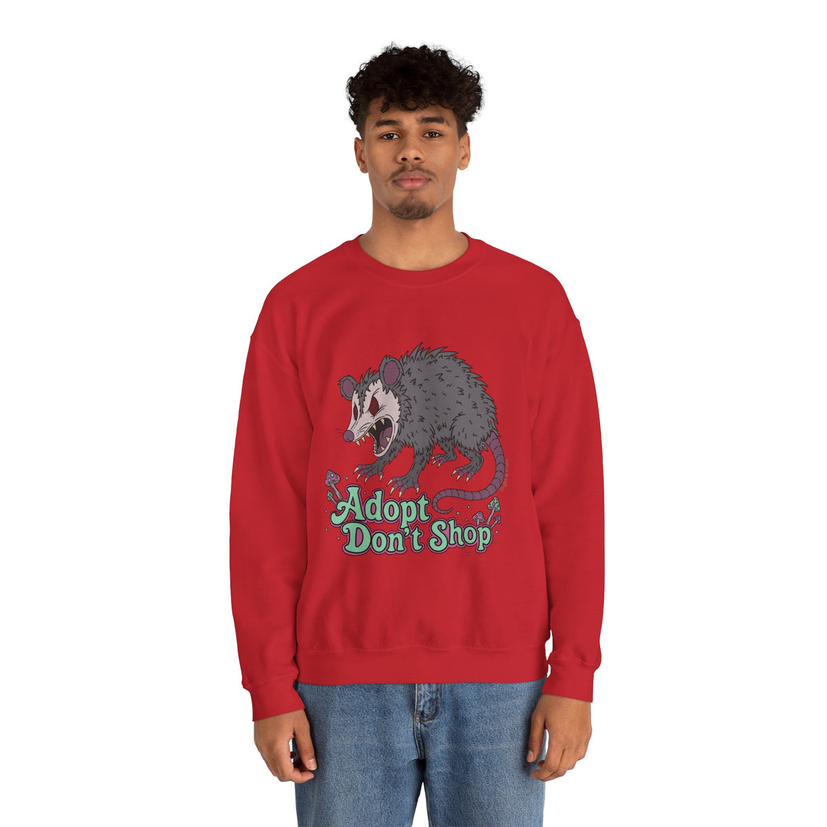 "Adopt Don't Shop" - Unisex Sweatshirt