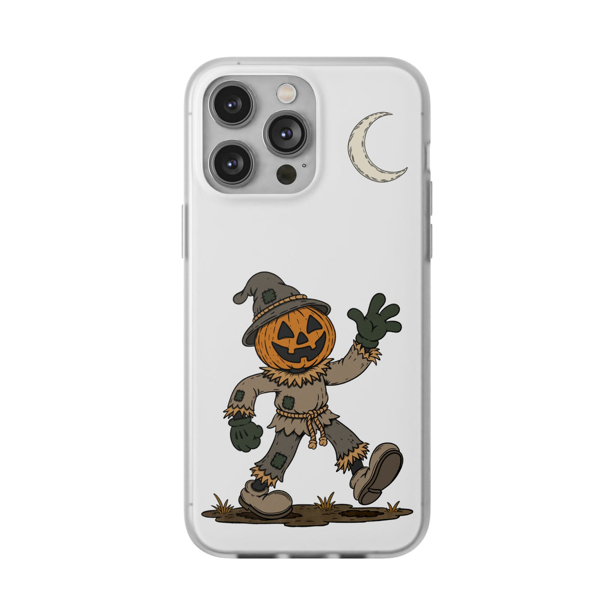 Pumpkin Head Scarecrow Phone Case — Scarecrow Flexi Case