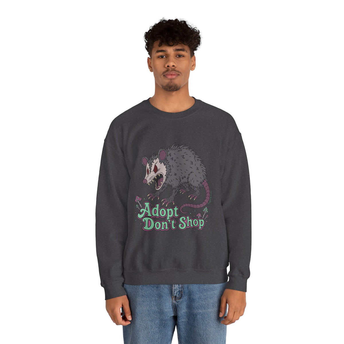"Adopt Don't Shop" - Unisex Sweatshirt