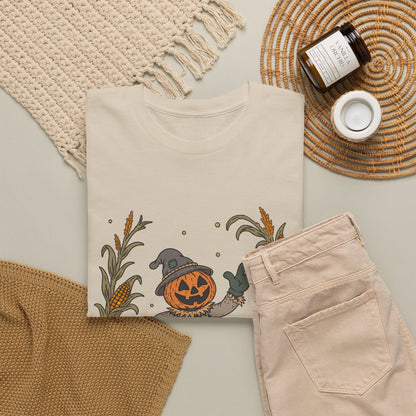 Pumpkin Head Scarecrow - Unisex Tshirt