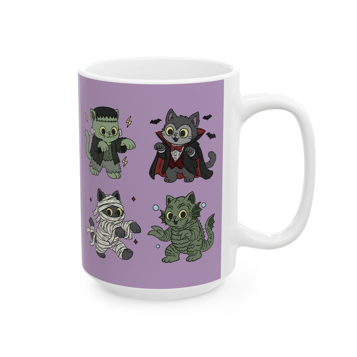 Movie Monster Cats - Ceramic Mug