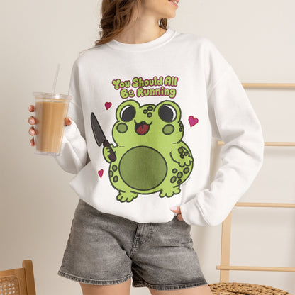 "You Should All Be Running" - Unisex Sweatshirt