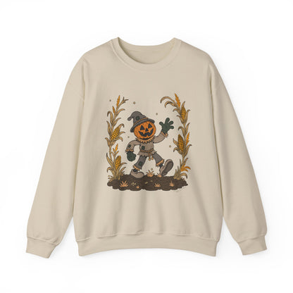 Pumpkin Head Scarecrow - Unisex Sweatshirt