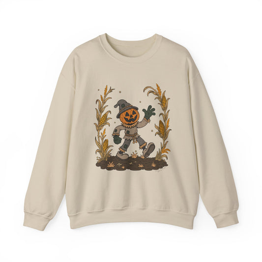 Pumpkin Head Scarecrow - Unisex Sweatshirt