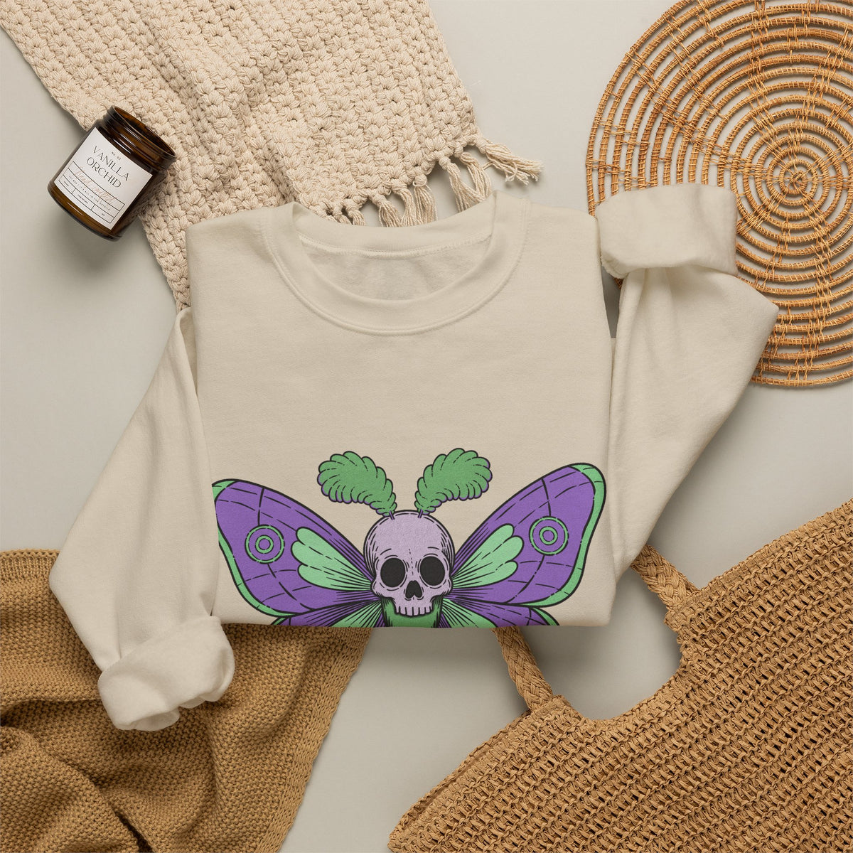 Skull Moth - Unisex Sweatshirt
