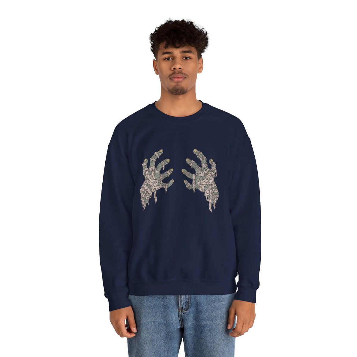 Mummy Hand Bra - Unisex Sweatshirt