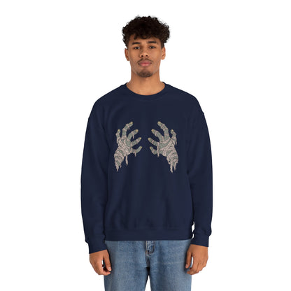 Mummy Hand Bra - Unisex Sweatshirt