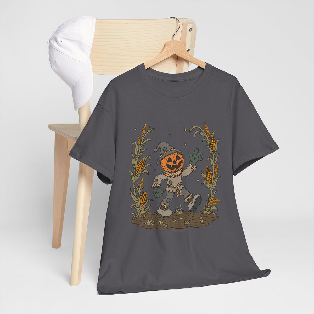 Pumpkin Head Scarecrow - Unisex Tshirt