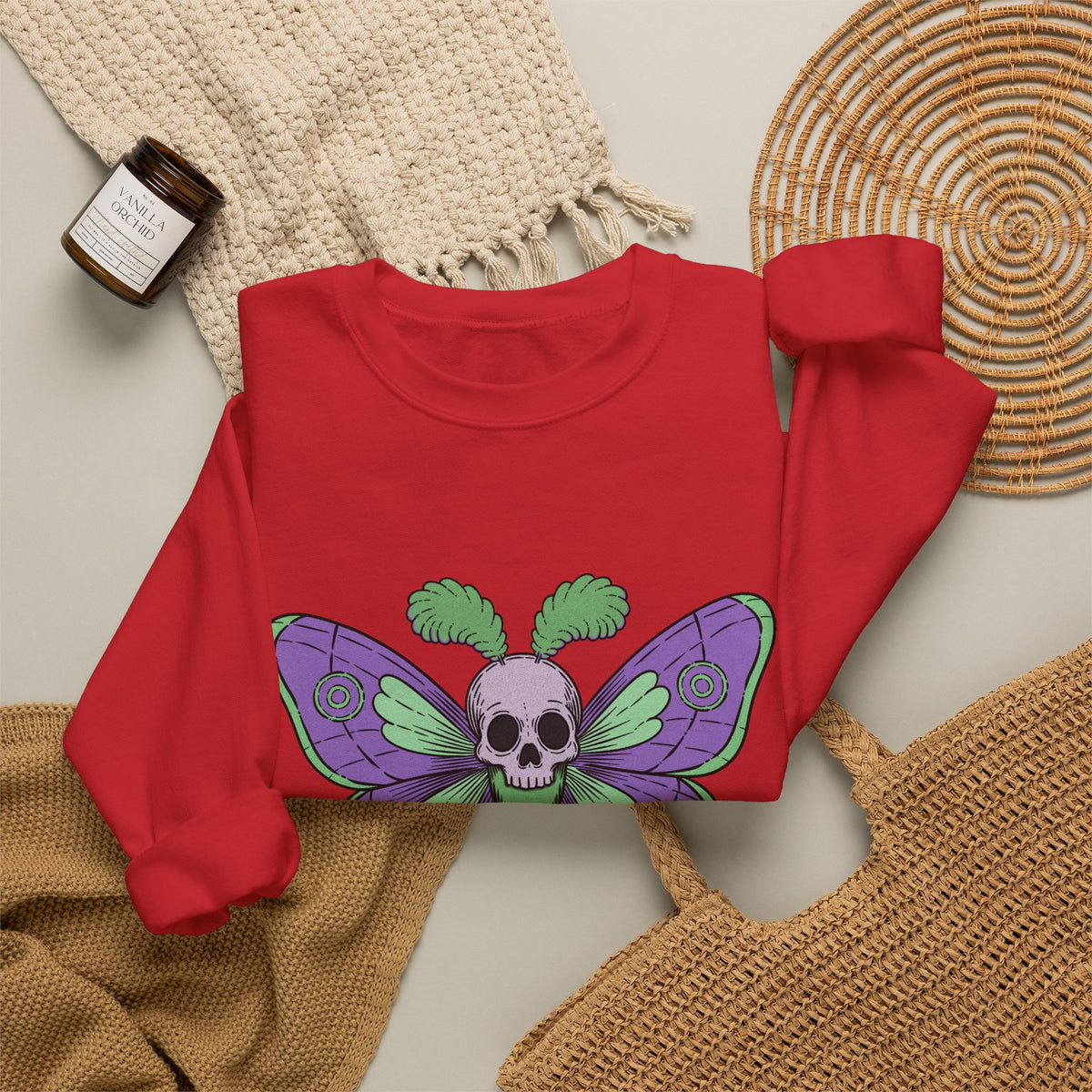 Skull Moth - Unisex Sweatshirt